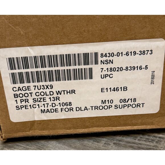 ALTAMA Men Military Boots with Bootie Liners Tan Combat Cold Weather Sz 13R NWT - Picture 8 of 10